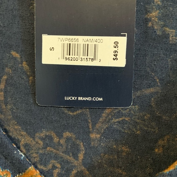 Lucky brand cute work or casual top - Picture 4 of 5